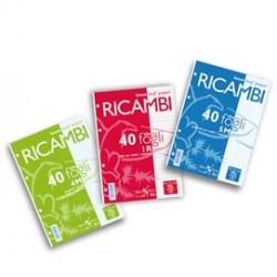 RICAMBI FORATI A5 5MM 80GR...